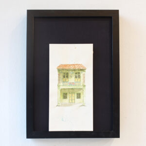 geylang shophouse series - singapore watercolour painting for sale