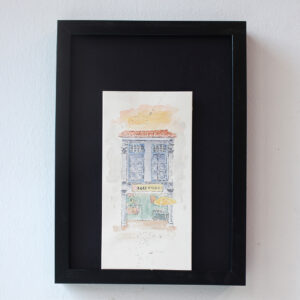 geylang shophouse series - singapore watercolour painting for sale